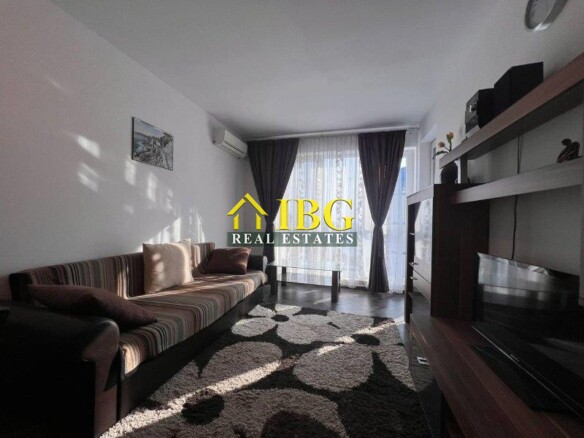 Furnished 1-Bedroom Apartment with Sea View | Blue Bay Palace, Pomorie