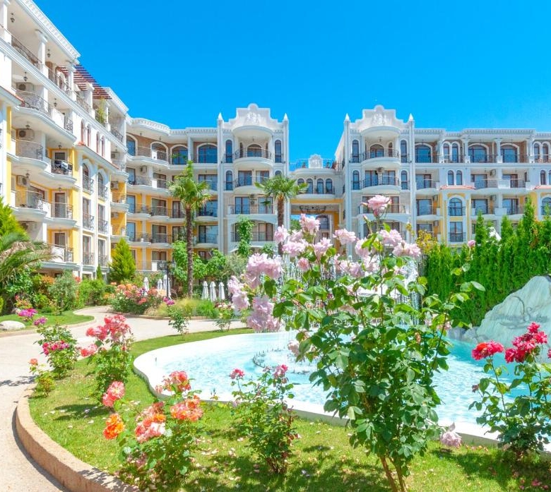 Ground floor 2-Bedroom, 2-Bathroom Apartment in Harmony Suites Monte Carlo | Sunny Beach