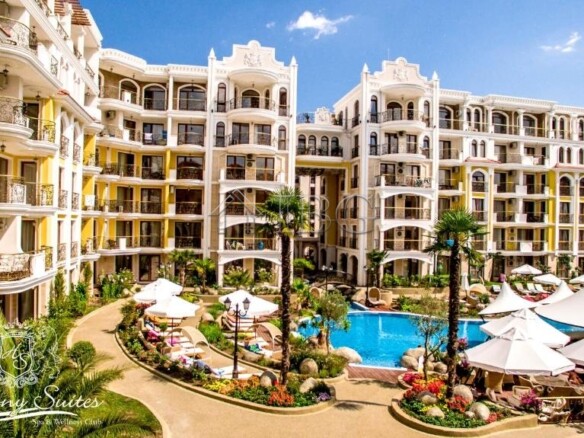 Ground floor 2-Bedroom, 2-Bathroom Apartment in Harmony Suites Monte Carlo | Sunny Beach