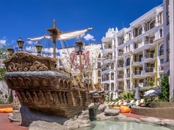 Ground floor 2-Bedroom, 2-Bathroom Apartment in Harmony Suites Monte Carlo | Sunny Beach