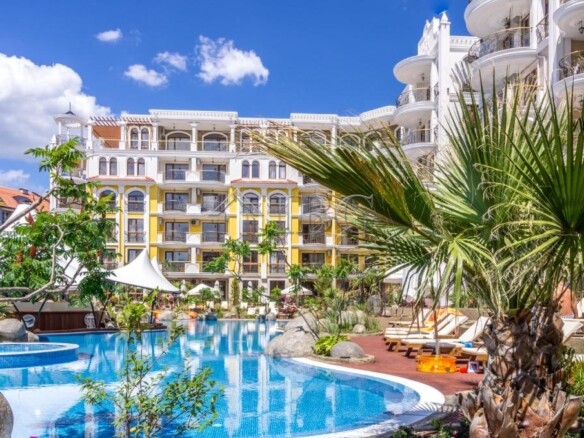 Ground floor 2-Bedroom, 2-Bathroom Apartment in Harmony Suites Monte Carlo | Sunny Beach
