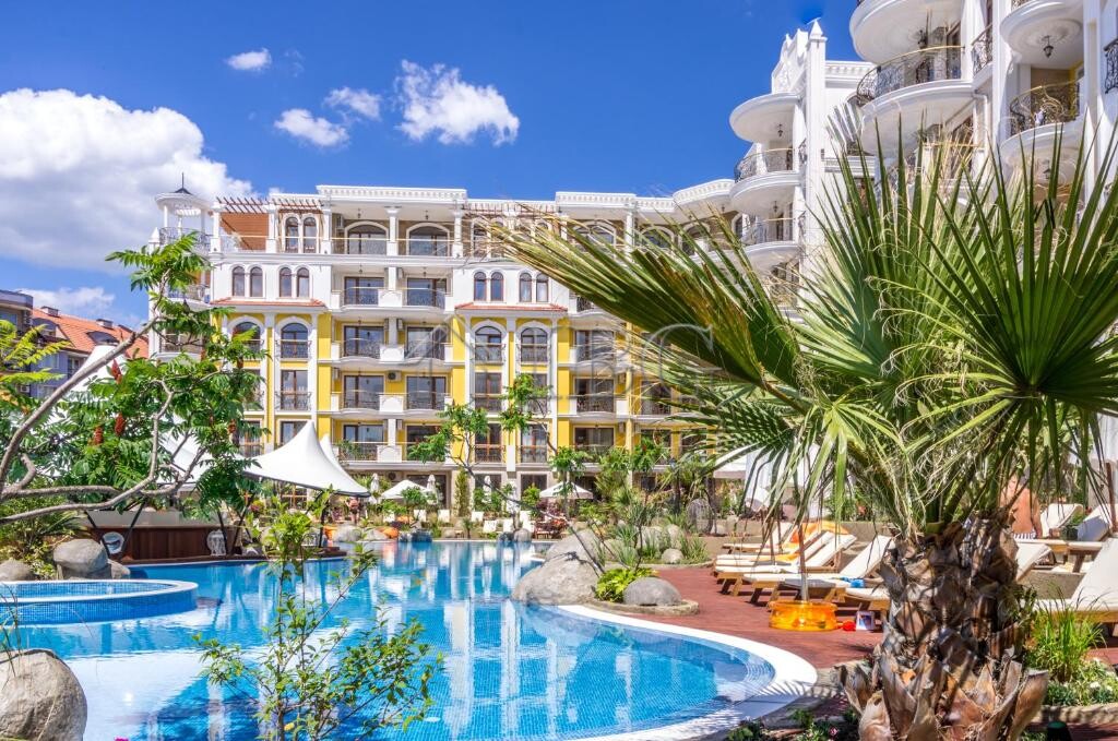 Ground floor 2-Bedroom, 2-Bathroom Apartment in Harmony Suites Monte Carlo | Sunny Beach
