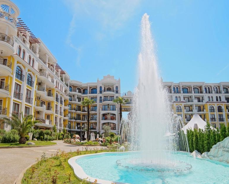 Ground floor 2-Bedroom, 2-Bathroom Apartment in Harmony Suites Monte Carlo | Sunny Beach