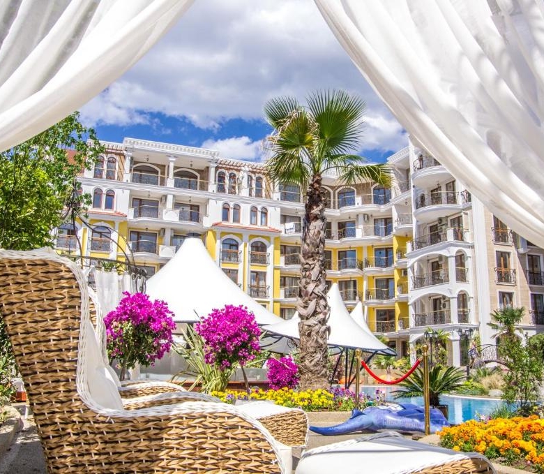 Ground floor 2-Bedroom, 2-Bathroom Apartment in Harmony Suites Monte Carlo | Sunny Beach
