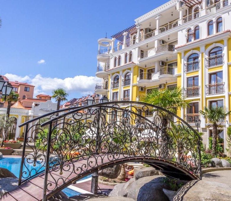 Ground floor 2-Bedroom, 2-Bathroom Apartment in Harmony Suites Monte Carlo | Sunny Beach