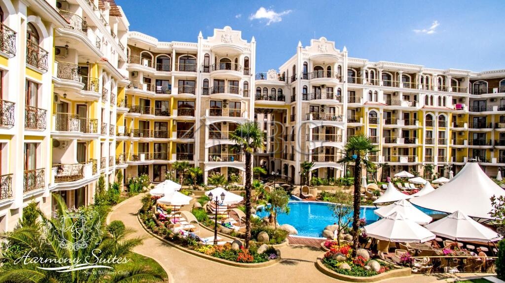 Ground floor 2-Bedroom, 2-Bathroom Apartment in Harmony Suites Monte Carlo | Sunny Beach