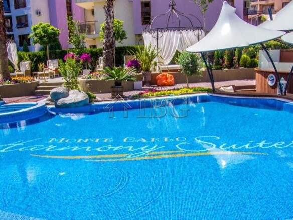 Ground floor 2-Bedroom, 2-Bathroom Apartment in Harmony Suites Monte Carlo | Sunny Beach