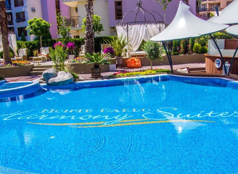 Ground floor 2-Bedroom, 2-Bathroom Apartment in Harmony Suites Monte Carlo | Sunny Beach