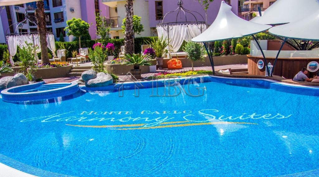 Ground floor 2-Bedroom, 2-Bathroom Apartment in Harmony Suites Monte Carlo | Sunny Beach