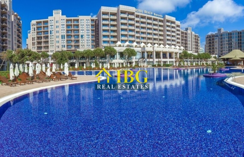 Spacious 1-Bedroom Apartment with Pool View in Barceló Royal Beach | Sunny Beach