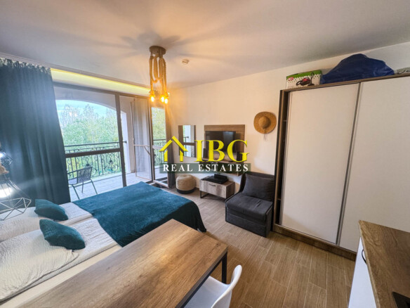Renovated & Furnished Studio | Cascadas Family Resort, Sunny Beach