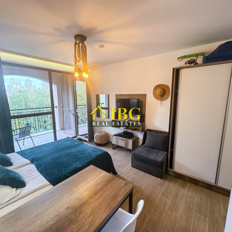 Renovated & Furnished Studio | Cascadas Family Resort, Sunny Beach