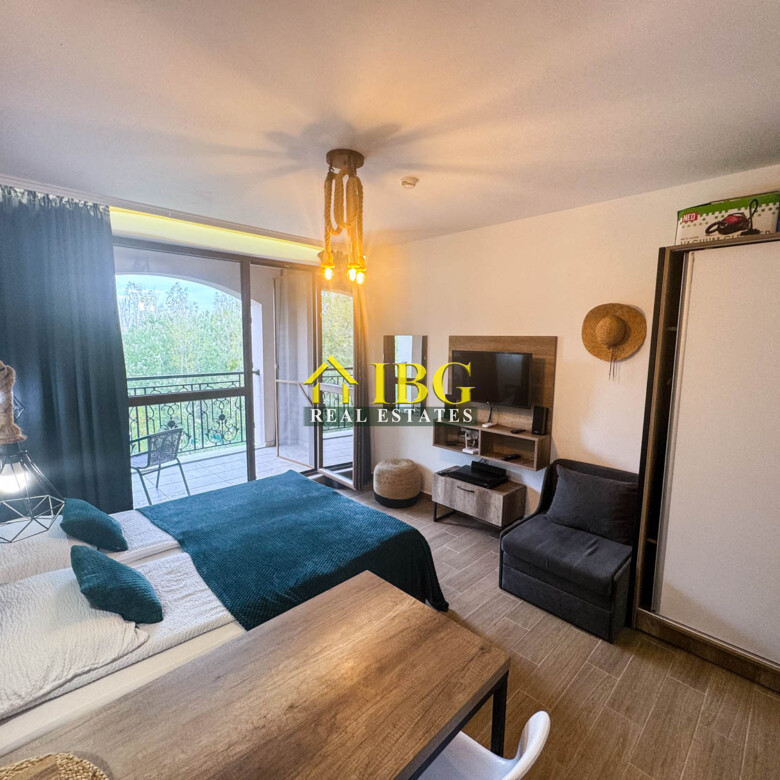 Renovated & Furnished Studio | Cascadas Family Resort, Sunny Beach