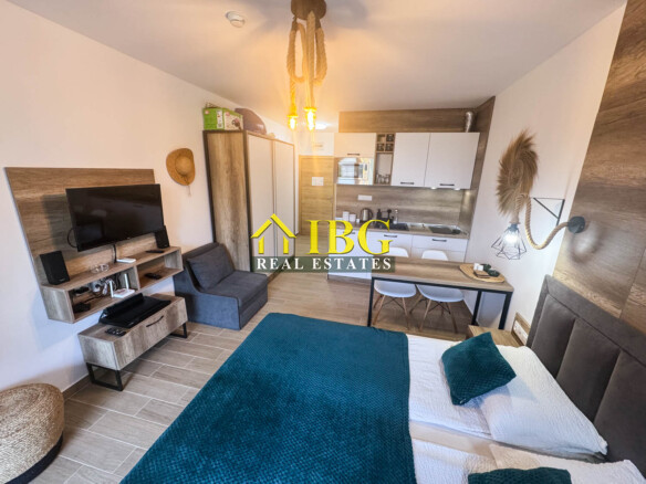 Renovated & Furnished Studio | Cascadas Family Resort, Sunny Beach