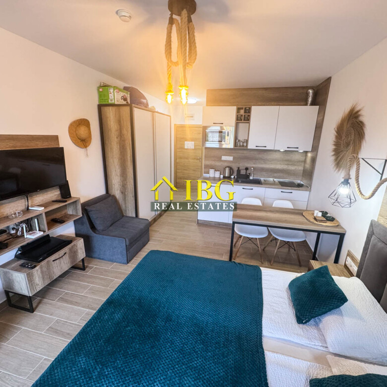 Renovated & Furnished Studio | Cascadas Family Resort, Sunny Beach