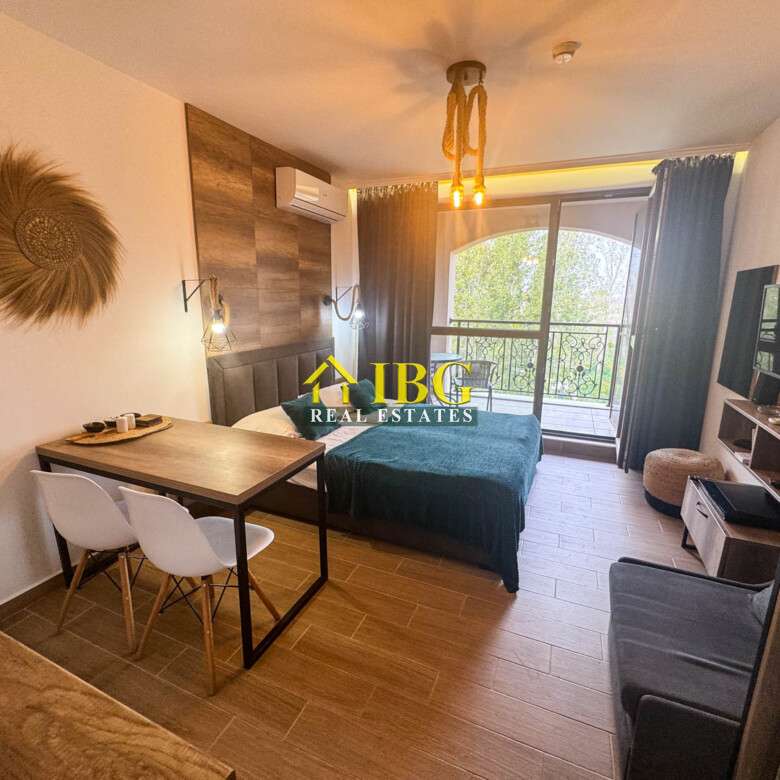 Renovated & Furnished Studio | Cascadas Family Resort, Sunny Beach