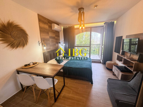 Renovated & Furnished Studio | Cascadas Family Resort, Sunny Beach