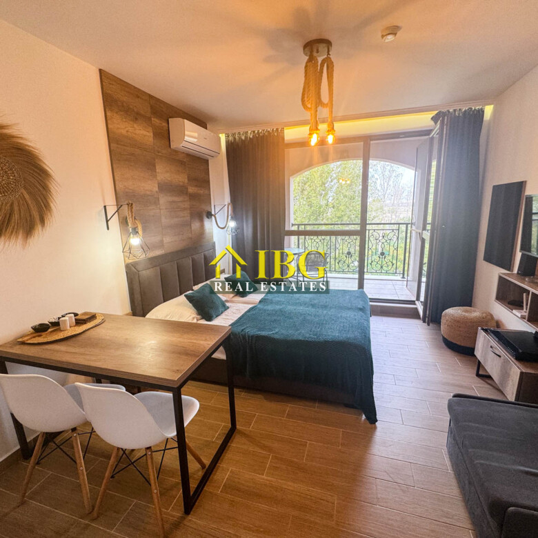 Renovated & Furnished Studio | Cascadas Family Resort, Sunny Beach