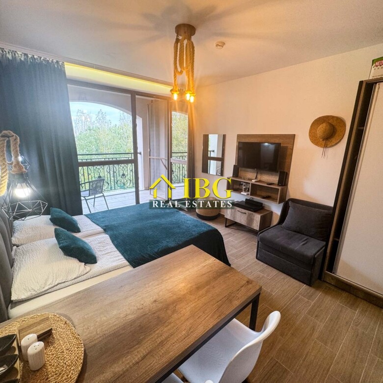 Renovated & Furnished Studio | Cascadas Family Resort, Sunny Beach