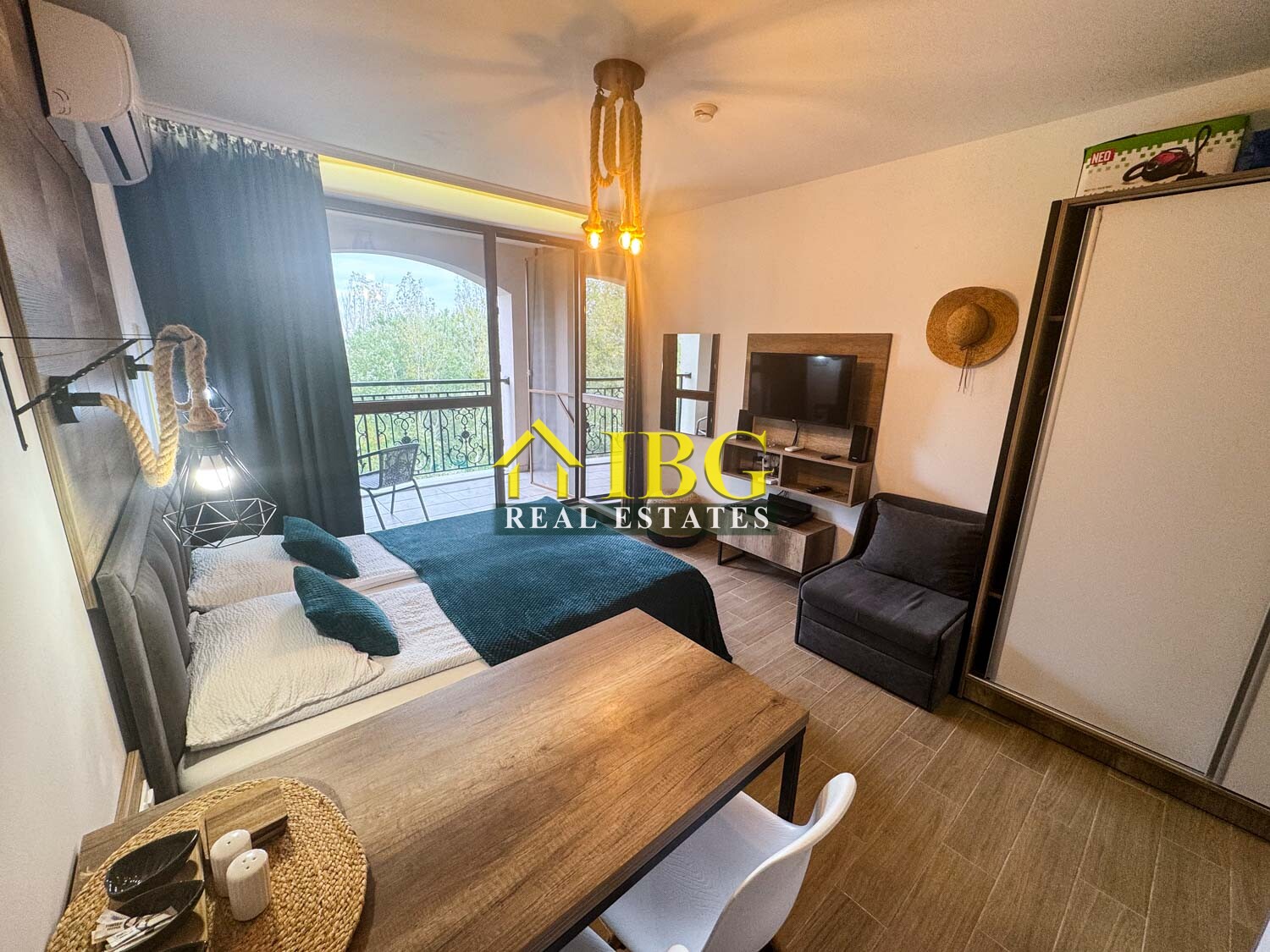 Renovated & Furnished Studio | Cascadas Family Resort, Sunny Beach