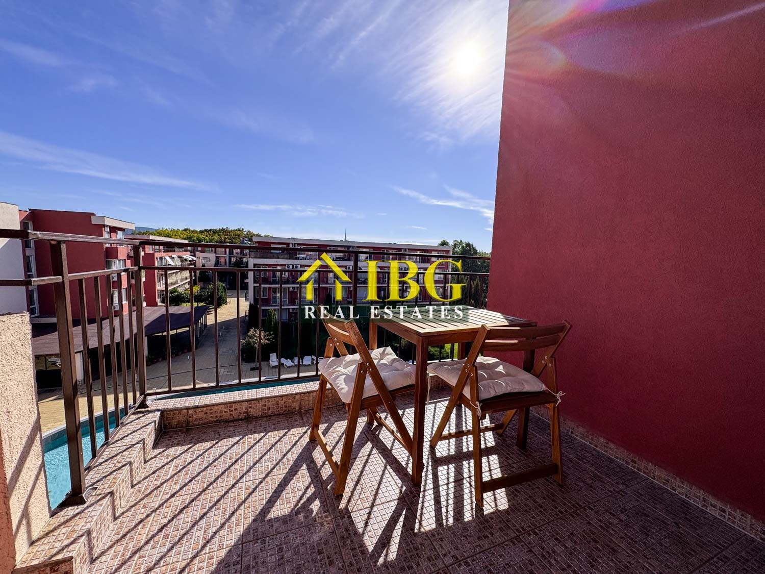 Studio Apartment with Pool View | Holiday Fort Golf Club, Sunny Beach