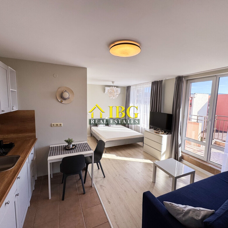 Studio Apartment with Pool View | Holiday Fort Golf Club, Sunny Beach
