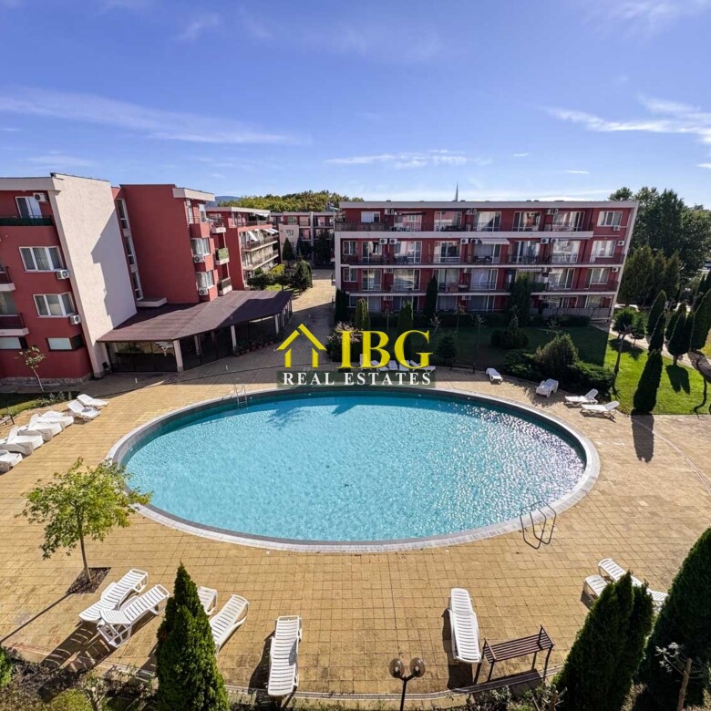 Studio Apartment with Pool View | Holiday Fort Golf Club, Sunny Beach