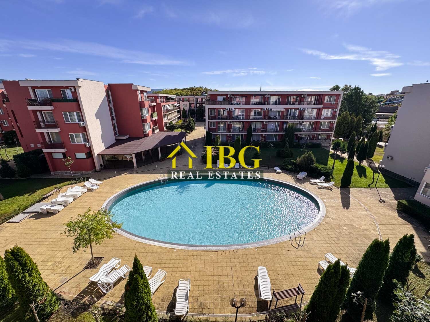 Studio Apartment with Pool View | Holiday Fort Golf Club, Sunny Beach