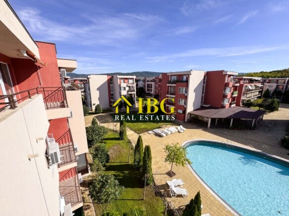 Studio Apartment with Pool View | Holiday Fort Golf Club, Sunny Beach
