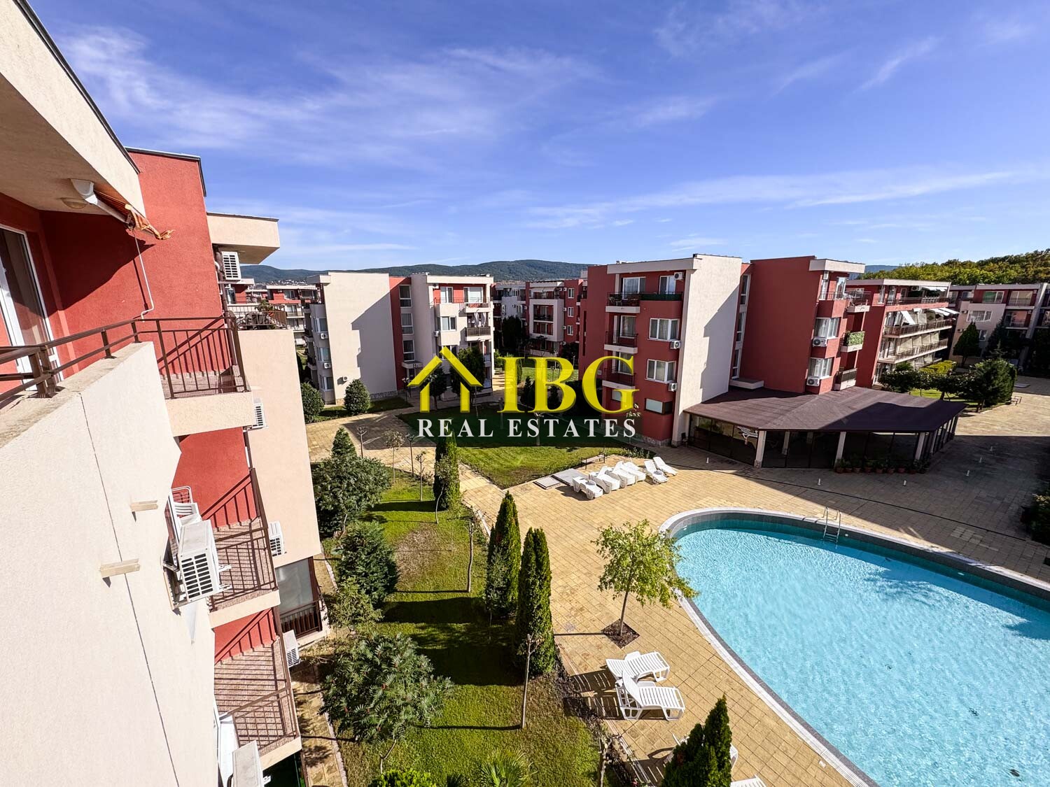 Studio Apartment with Pool View | Holiday Fort Golf Club, Sunny Beach