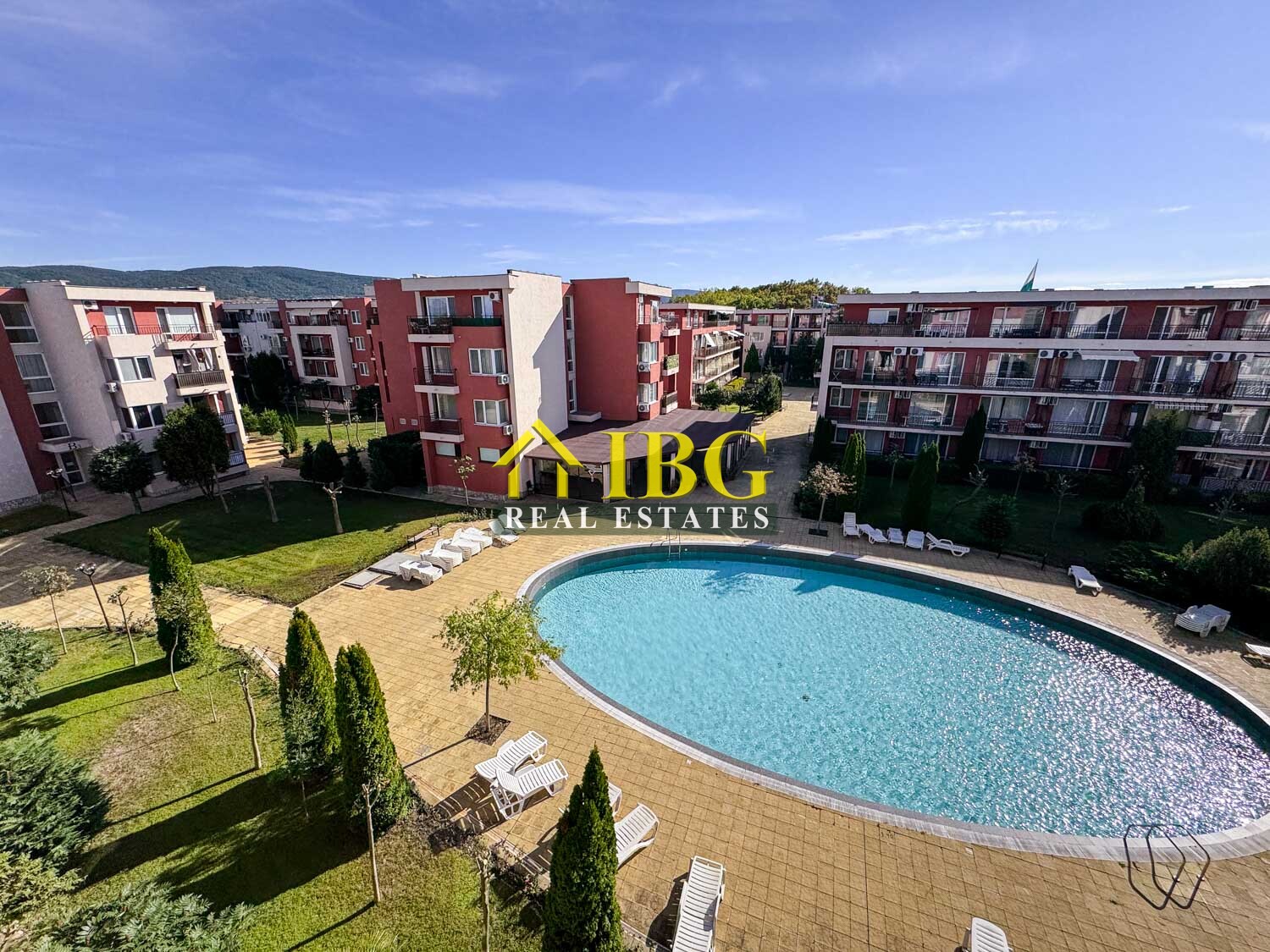 Studio Apartment with Pool View | Holiday Fort Golf Club, Sunny Beach