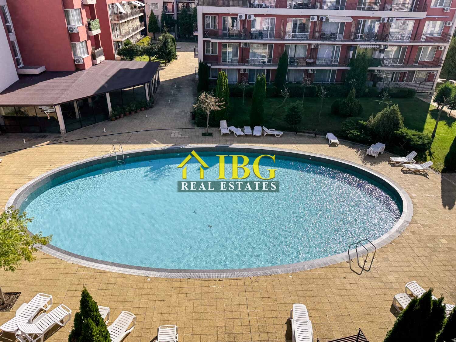 Studio Apartment with Pool View | Holiday Fort Golf Club, Sunny Beach