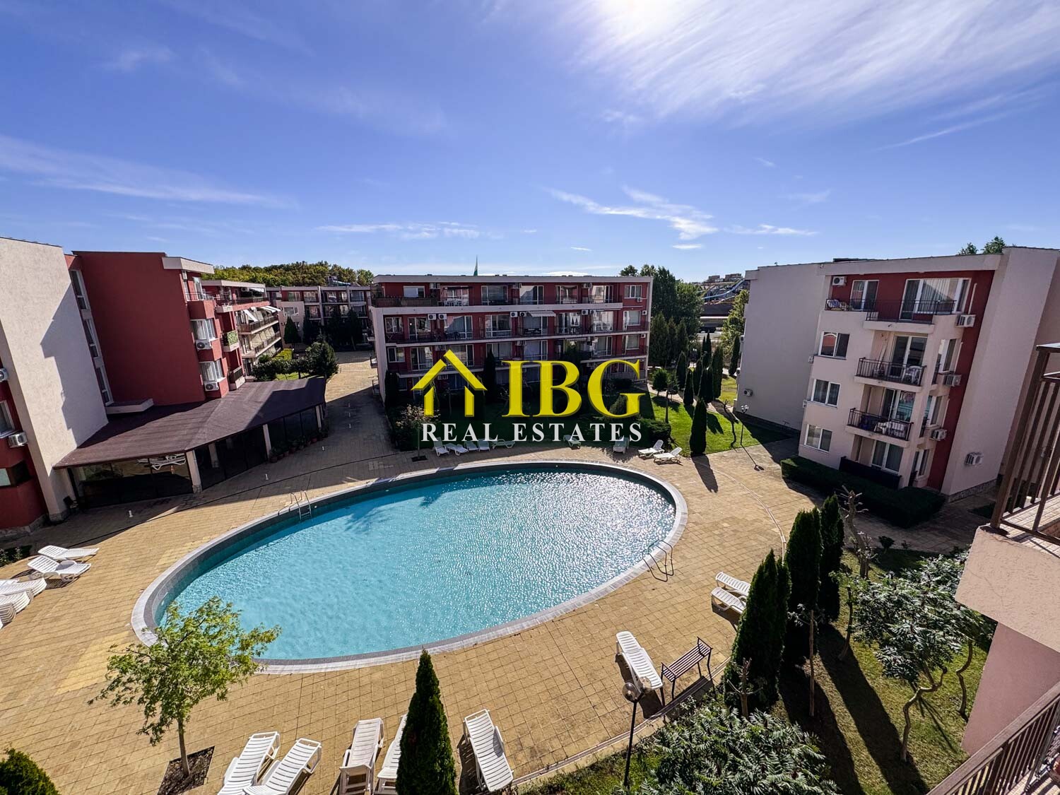 Studio Apartment with Pool View | Holiday Fort Golf Club, Sunny Beach