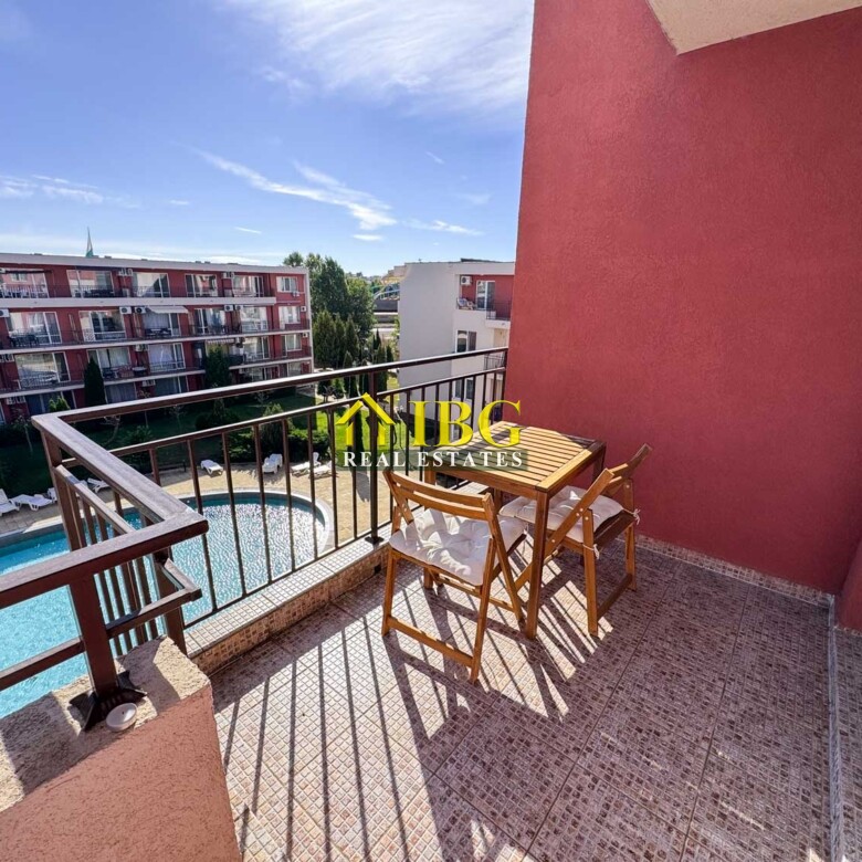 Studio Apartment with Pool View | Holiday Fort Golf Club, Sunny Beach