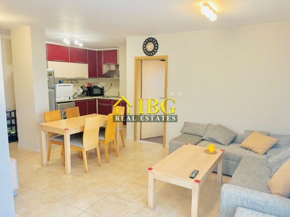 Furnished Apartment with 2 Bedrooms, 2 Balconies | River Park, Sunny Beach – Near Cacao Beach