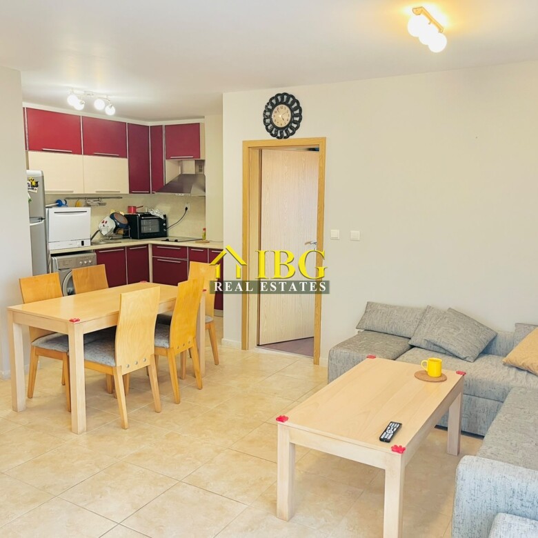 Furnished Apartment with 2 Bedrooms, 2 Balconies | River Park, Sunny Beach – Near Cacao Beach