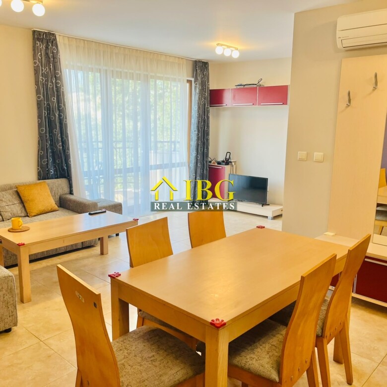 Furnished Apartment with 2 Bedrooms, 2 Balconies | River Park, Sunny Beach – Near Cacao Beach