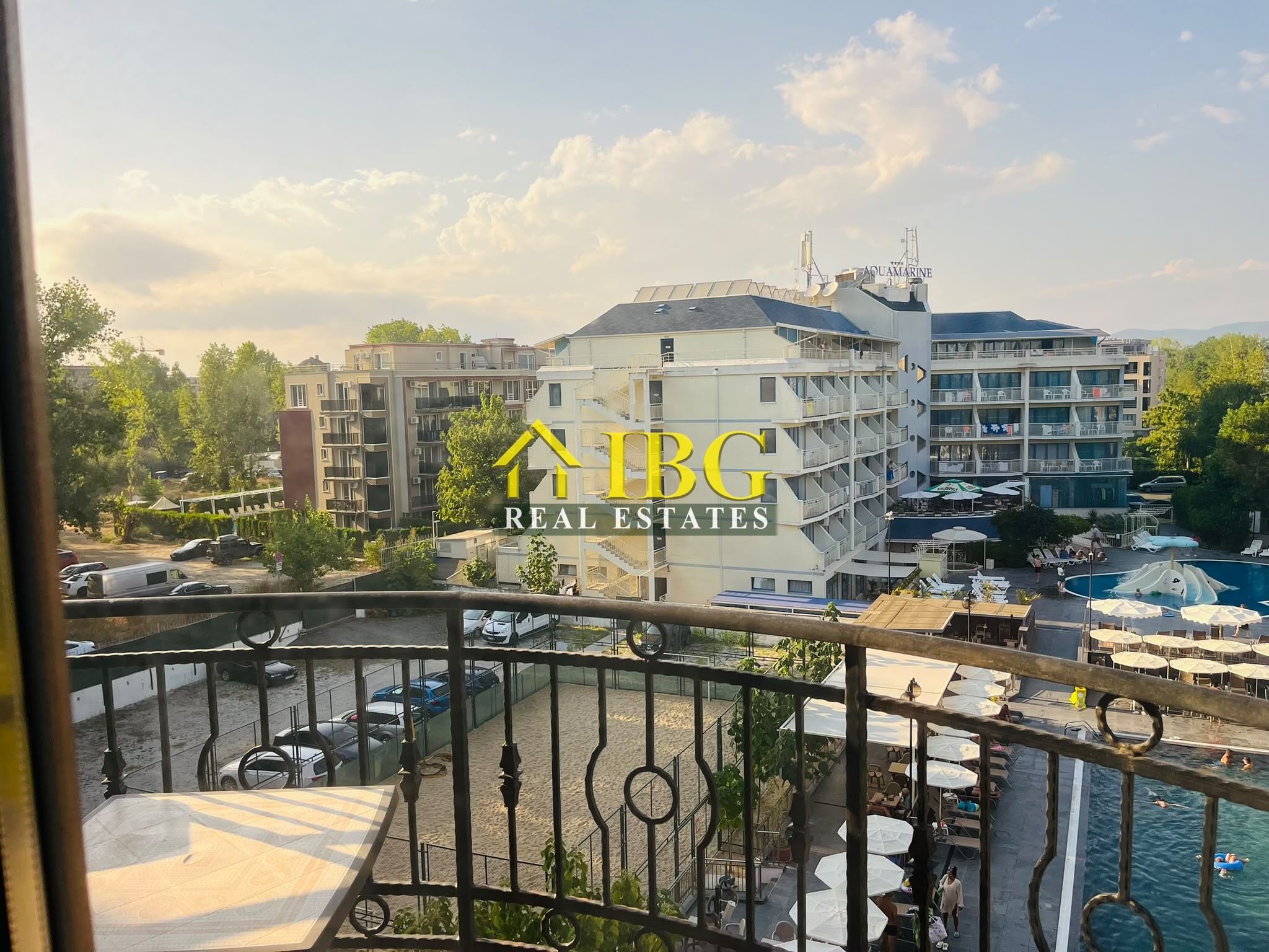 Furnished Apartment with 2 Bedrooms, 2 Balconies | River Park, Sunny Beach – Near Cacao Beach