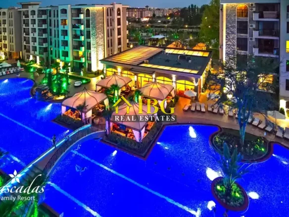 Furnished 1-Bedroom Apartment in Cascadas 4, Sunny Beach