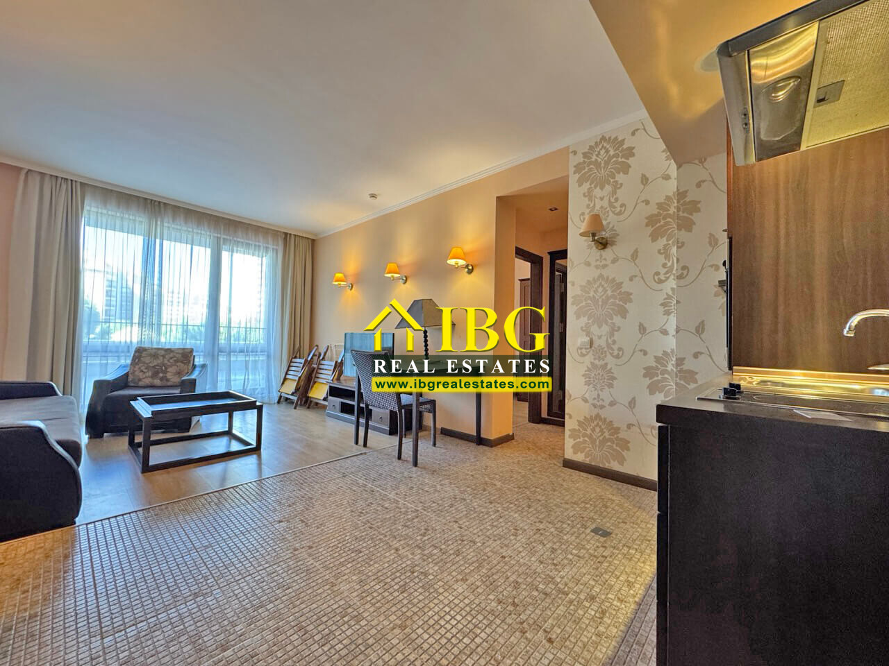 Spacious Furnished 1-Bedroom Apartment with Pool View | Barceló Royal Beach, Sunny Beach