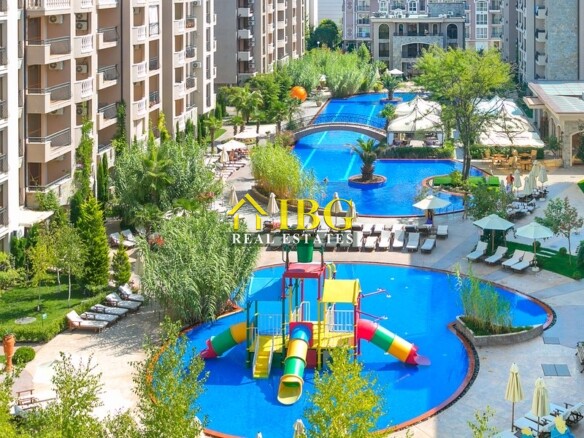 Furnished 1-Bedroom Apartment in Cascadas 4, Sunny Beach
