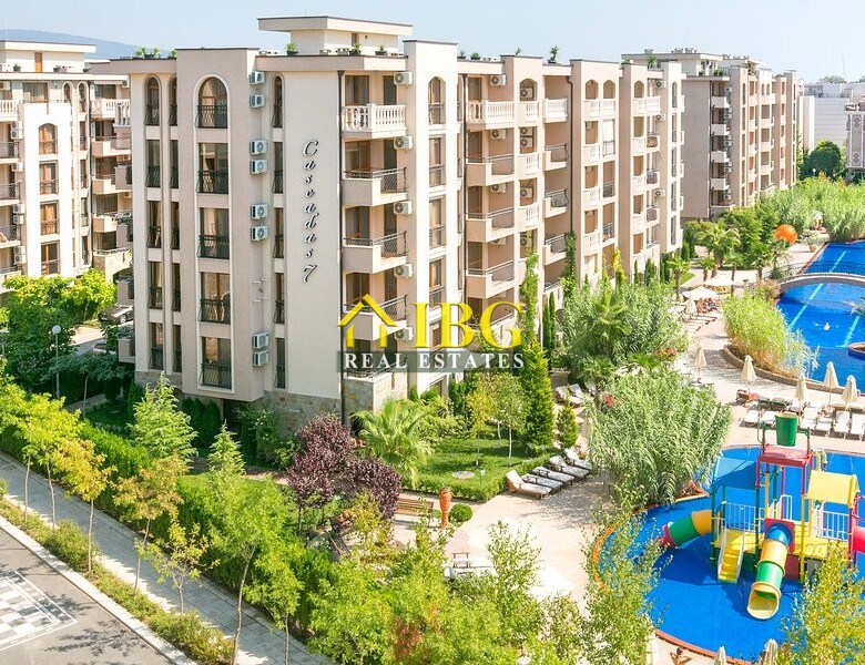 Furnished 1-Bedroom Apartment in Cascadas 4, Sunny Beach