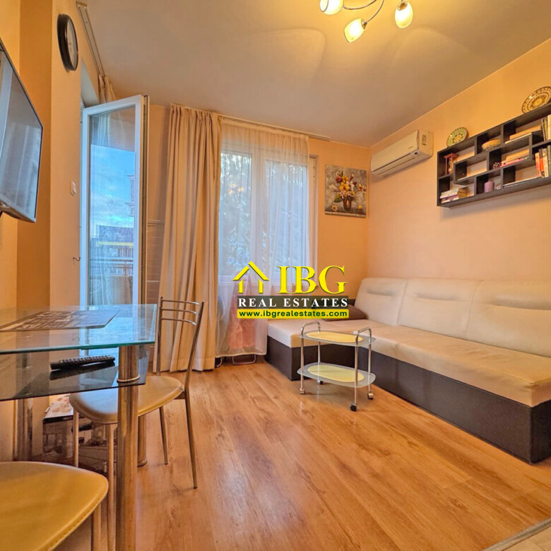 Furnished 1-Bedroom Apartment with City View | Messembria Palace, Sunny Beach