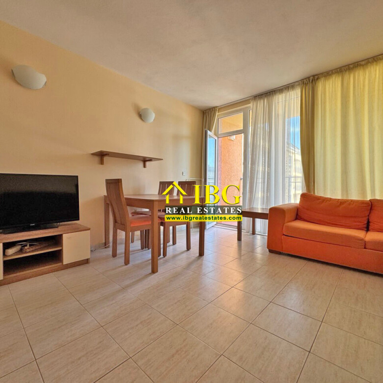 Furnished 1-Bedroom Apartment with Pool View | Polo Resort, Sunny Beach
