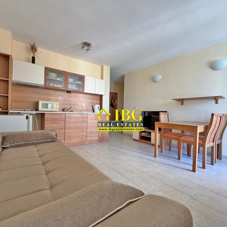 Furnished 1-Bedroom Apartment with Pool View | Polo Resort, Sunny Beach