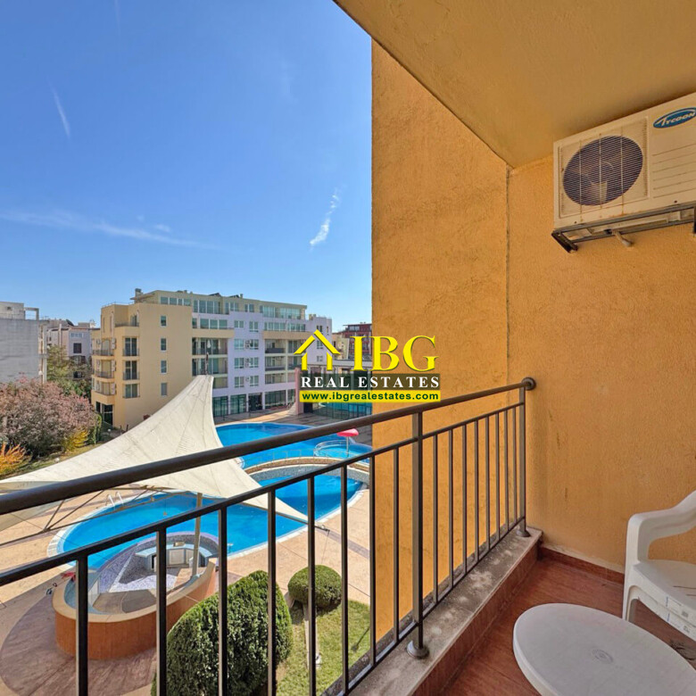 Furnished 1-Bedroom Apartment with Pool View | Polo Resort, Sunny Beach