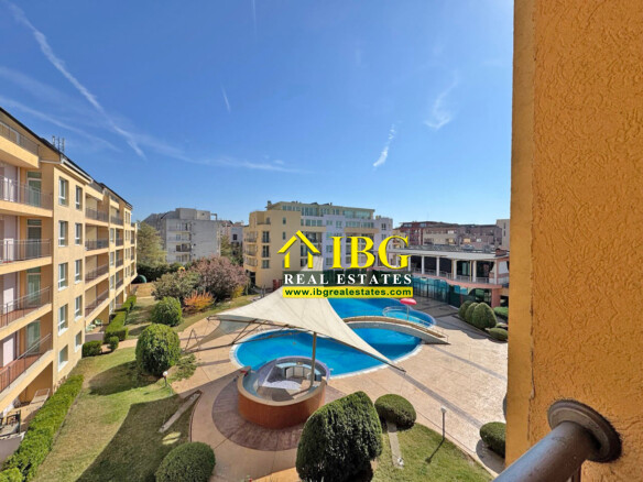 Furnished 1-Bedroom Apartment with Pool View | Polo Resort, Sunny Beach