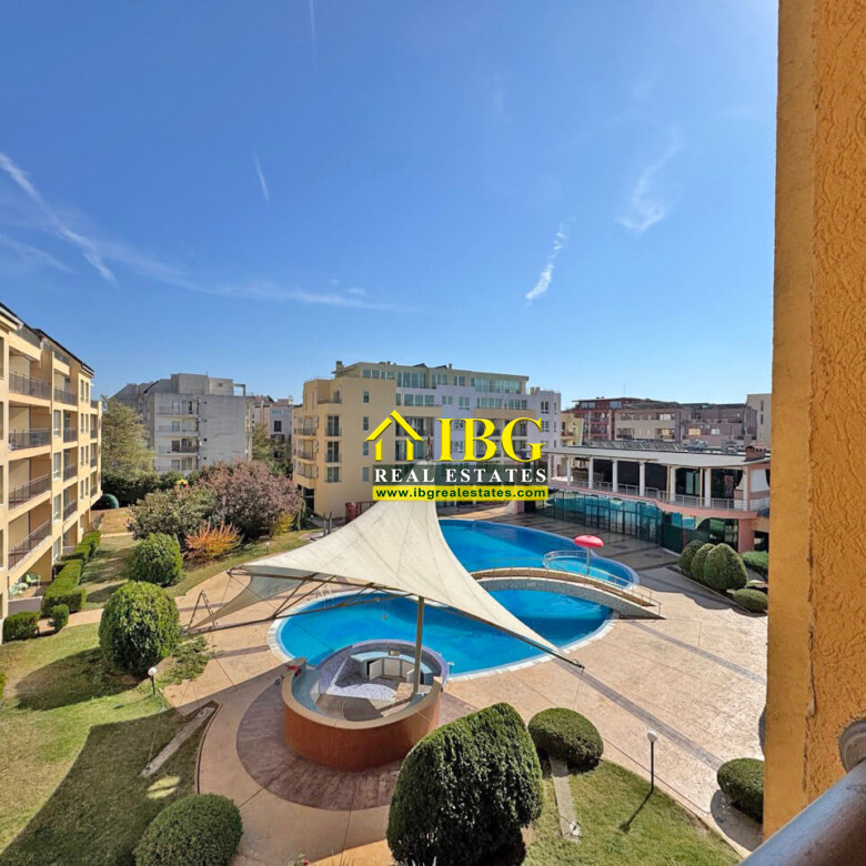 Furnished 1-Bedroom Apartment with Pool View | Polo Resort, Sunny Beach