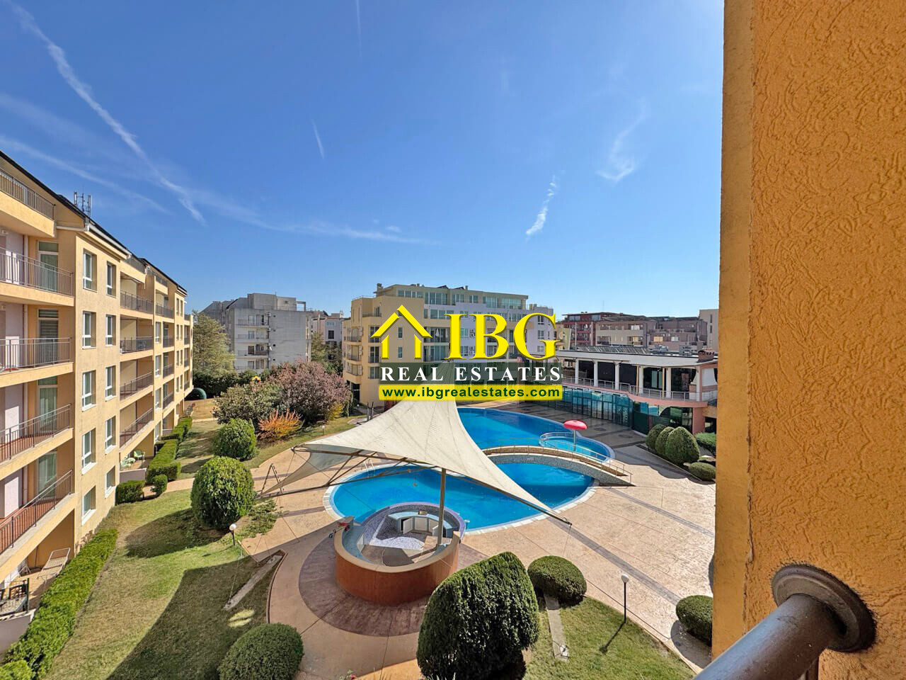 Furnished 1-Bedroom Apartment with Pool View | Polo Resort, Sunny Beach