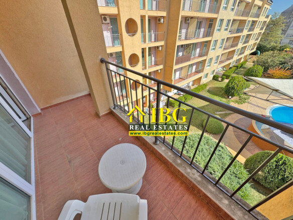Furnished 1-Bedroom Apartment with Pool View | Polo Resort, Sunny Beach
